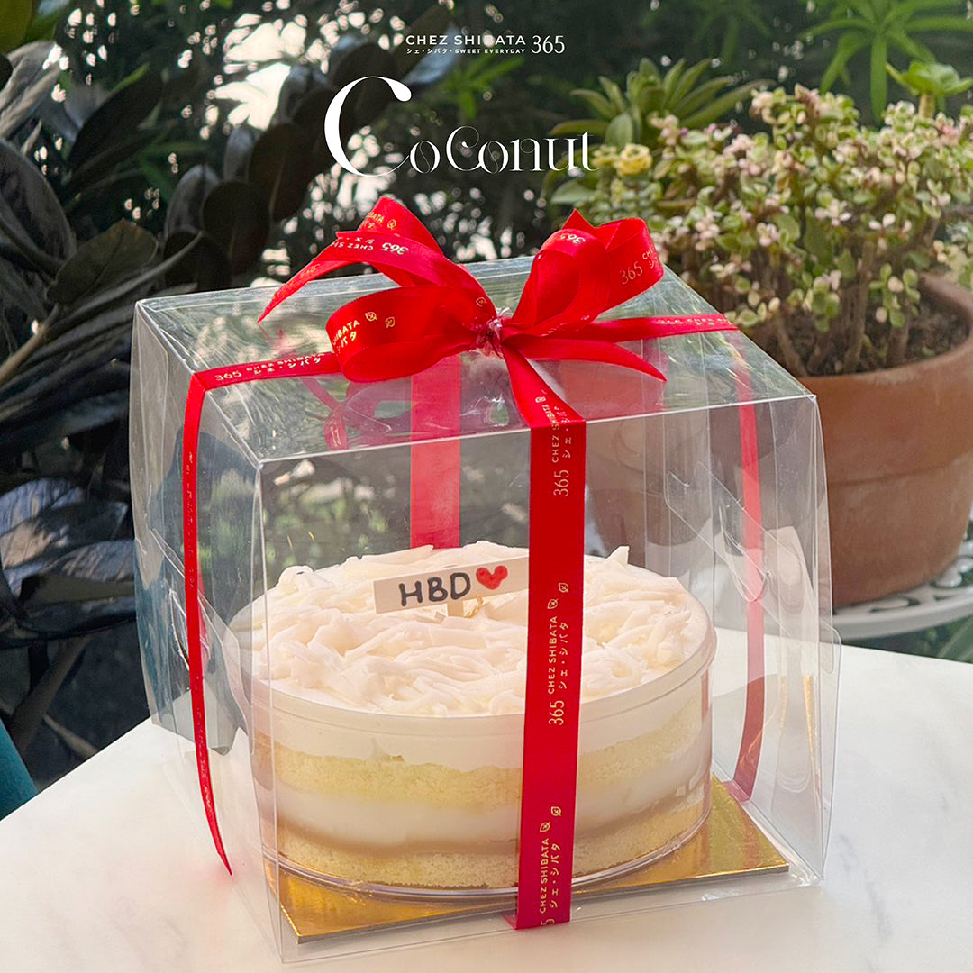 Young coconut shortcake