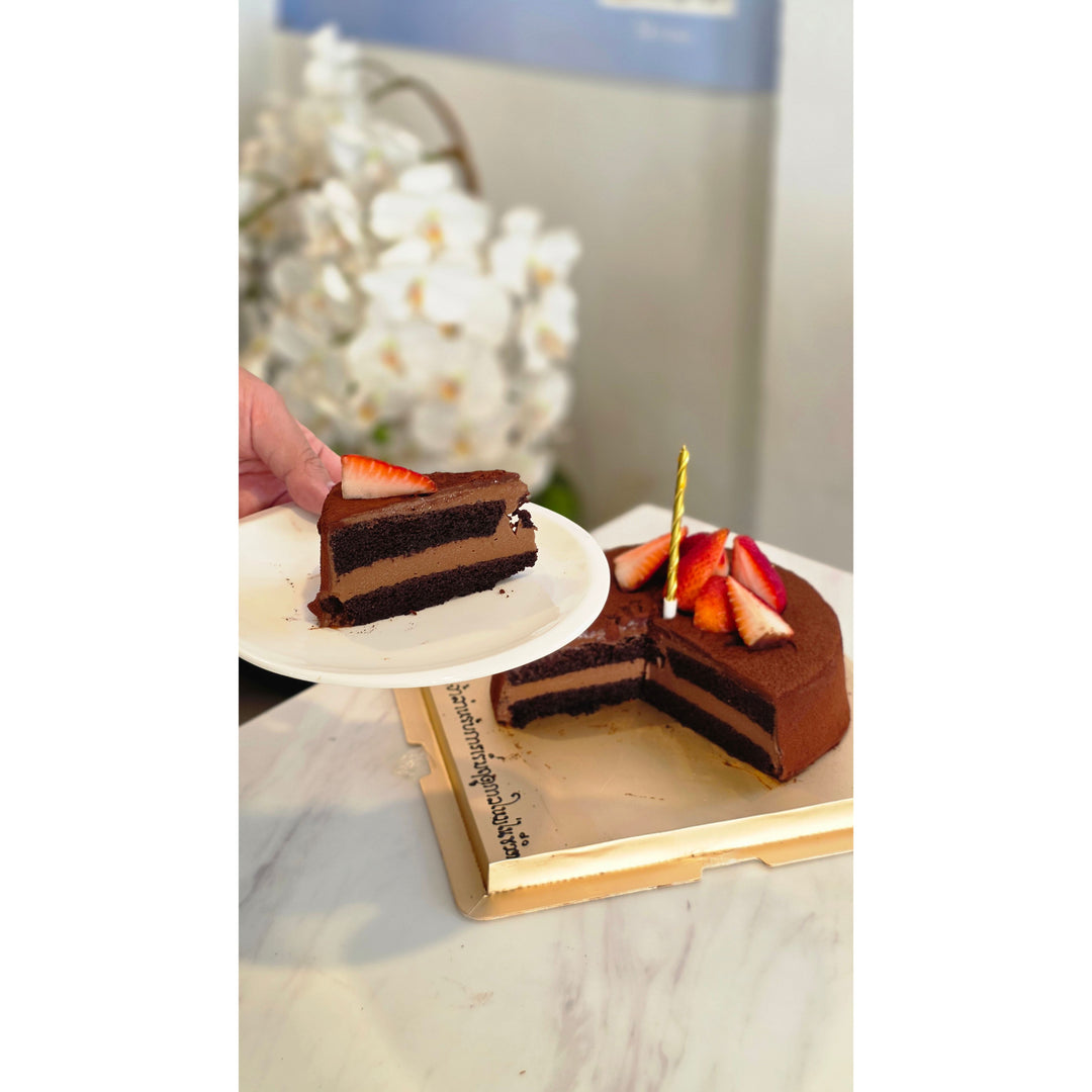 Chocolate HappyCal birthday cake (Gluten free)