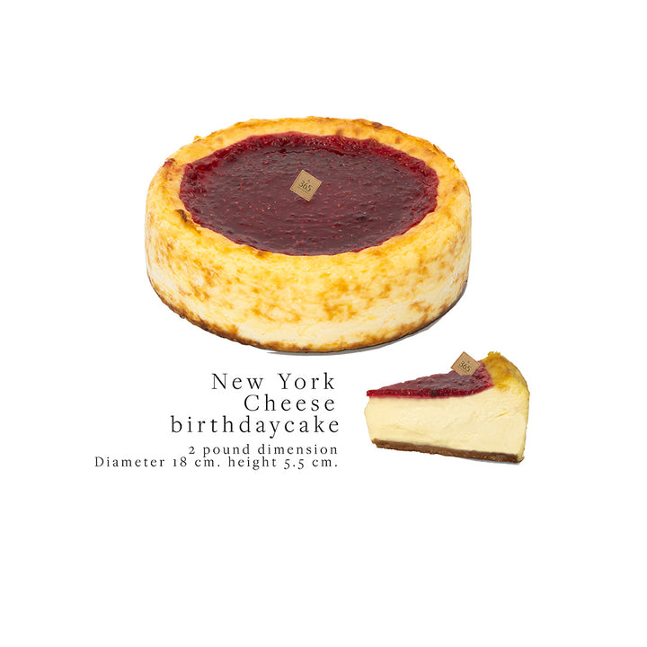 New York cheese cake birthday size Chez Shibata365 เค้กวันเกิด Birthday cake  バースデーケーキ