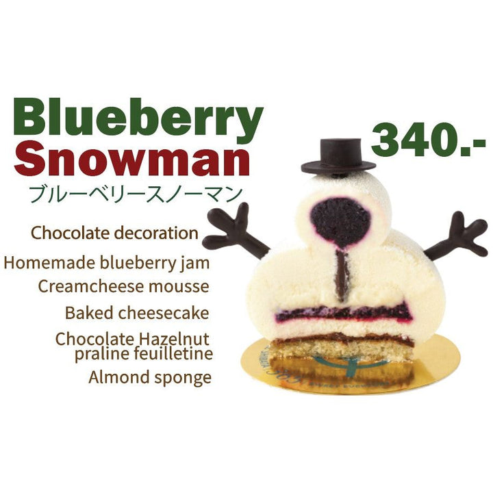 Blueberry Snowman
