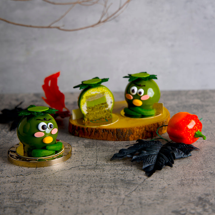 Kappa Matcha Black Sesame Cake