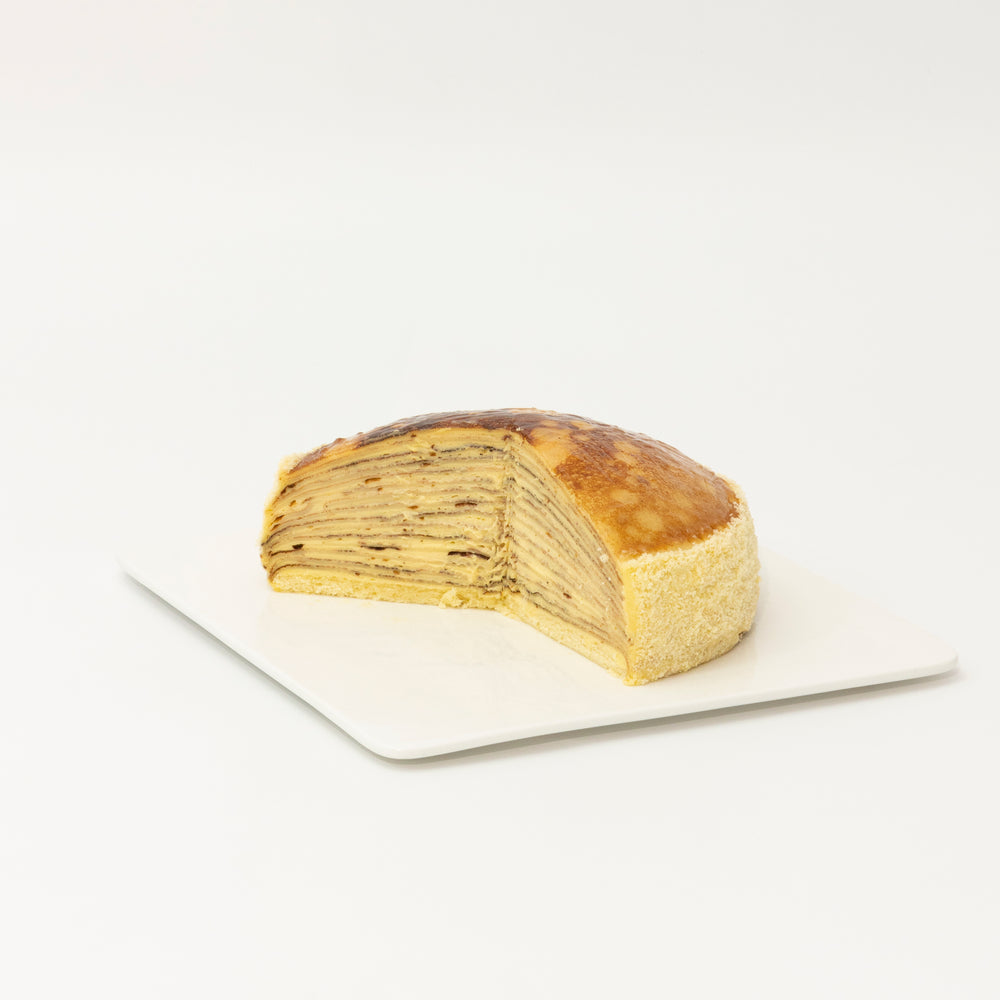 Crepe layer custard cream クレープレイヤークリーム เครปเค้ก เค้กวันเกิด เครปญี่ปุ่น จาก Chez Shibata 365