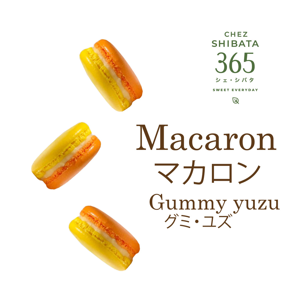 มาการอง Macarons รส Yuzu รสชาติเปรี้ยวหวานสะใจ สไตล์ Chez Shibata 365 マカロン