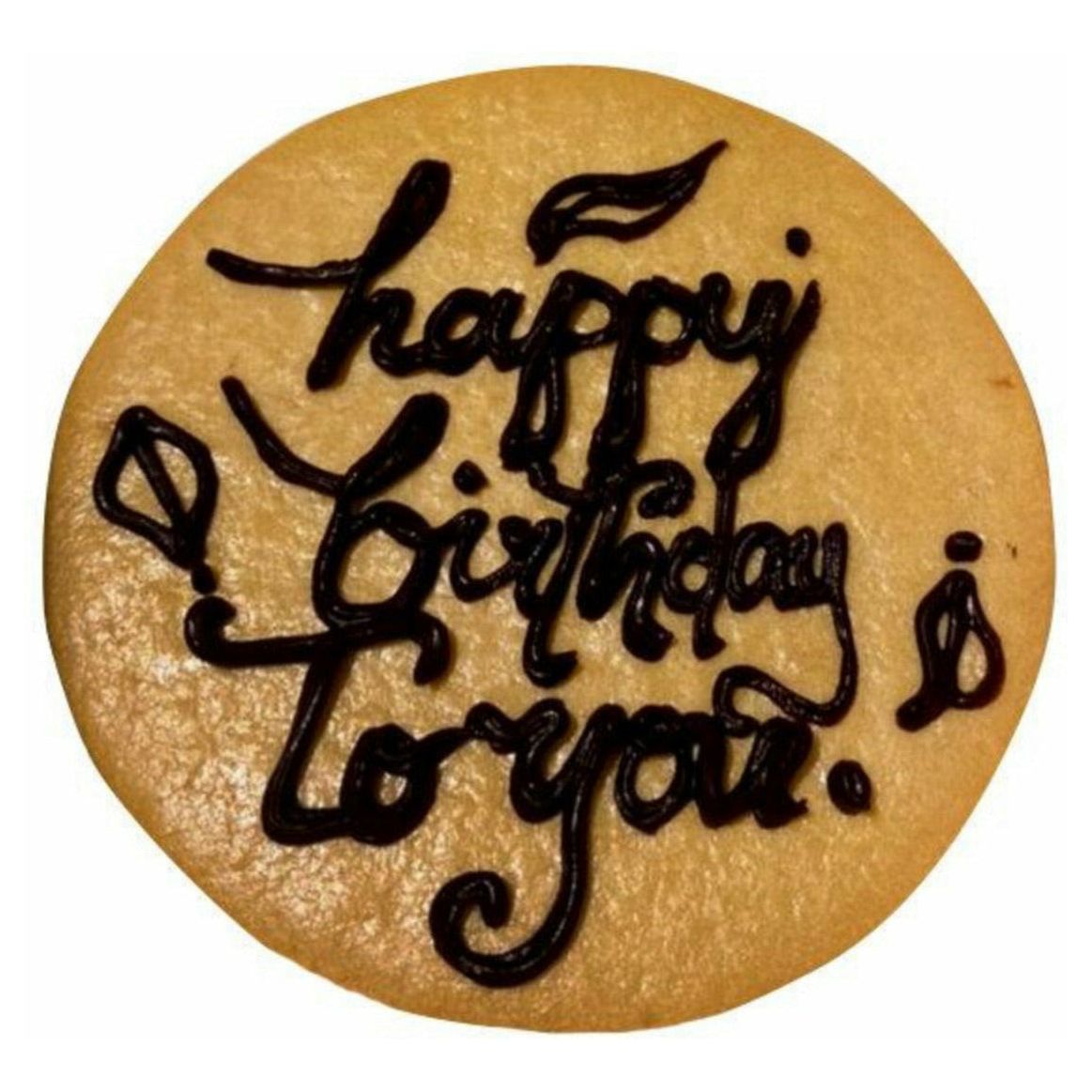 Happy birthday cookie